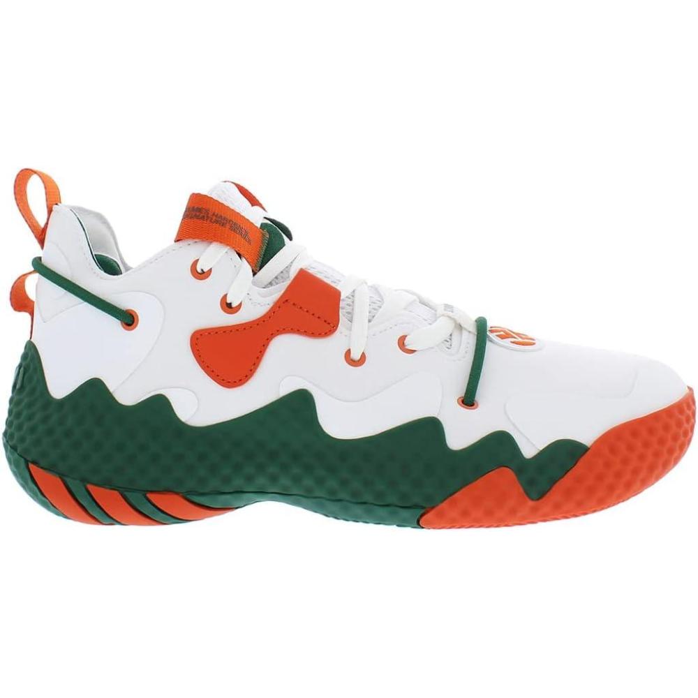 imageadidas Mens Harden Vol 6 ShoesWhiteGreenOrangewhite