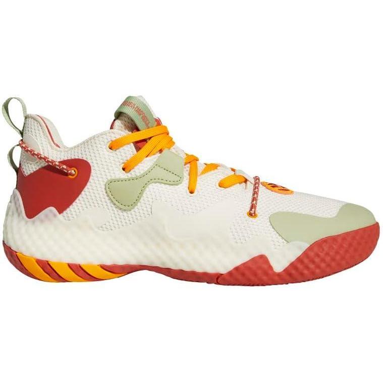 imageadidas Mens Harden Vol 6 ShoesWonder WhiteMagic LimeAltered Ambe