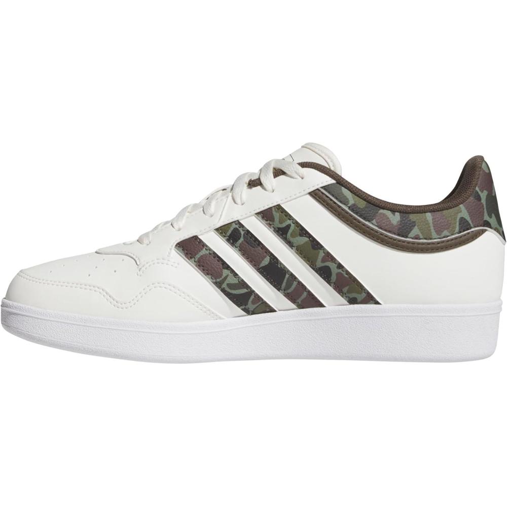 imageadidas Mens Hoops 40 Basketball ShoesWhiteShadow OliveBlack