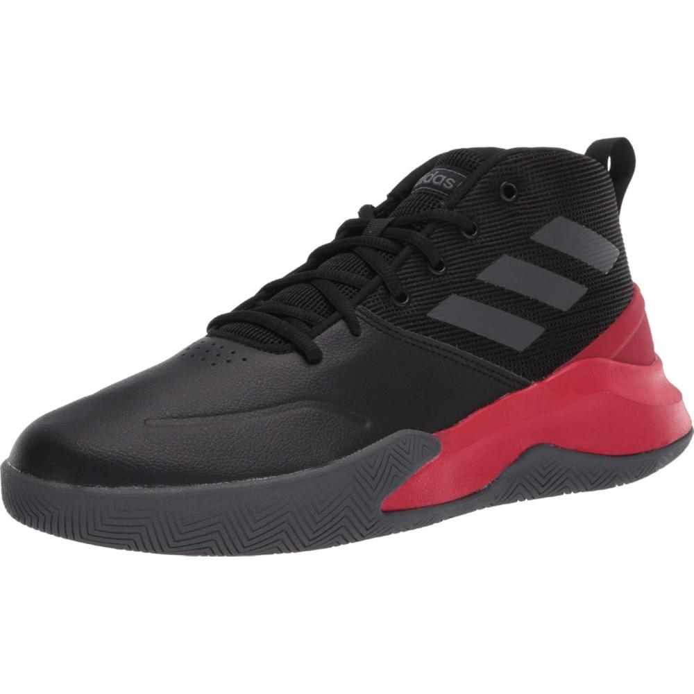 imageadidas Mens Ownthegame Basketball ShoeCore BlackMatte GoldFtwr White