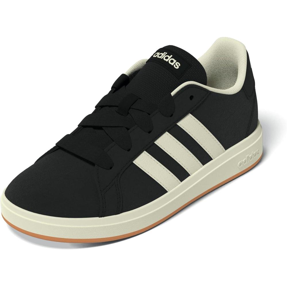 imageadidas Originals Kids Grand Court 00s ShoesBlackOff WhiteGum