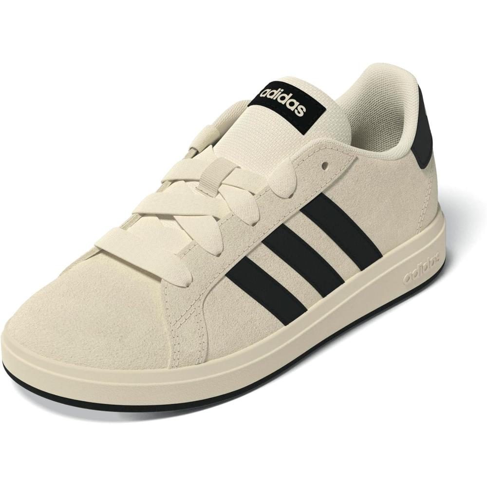 imageadidas Originals Kids Grand Court 00s ShoesWonder WhiteBlackWhite