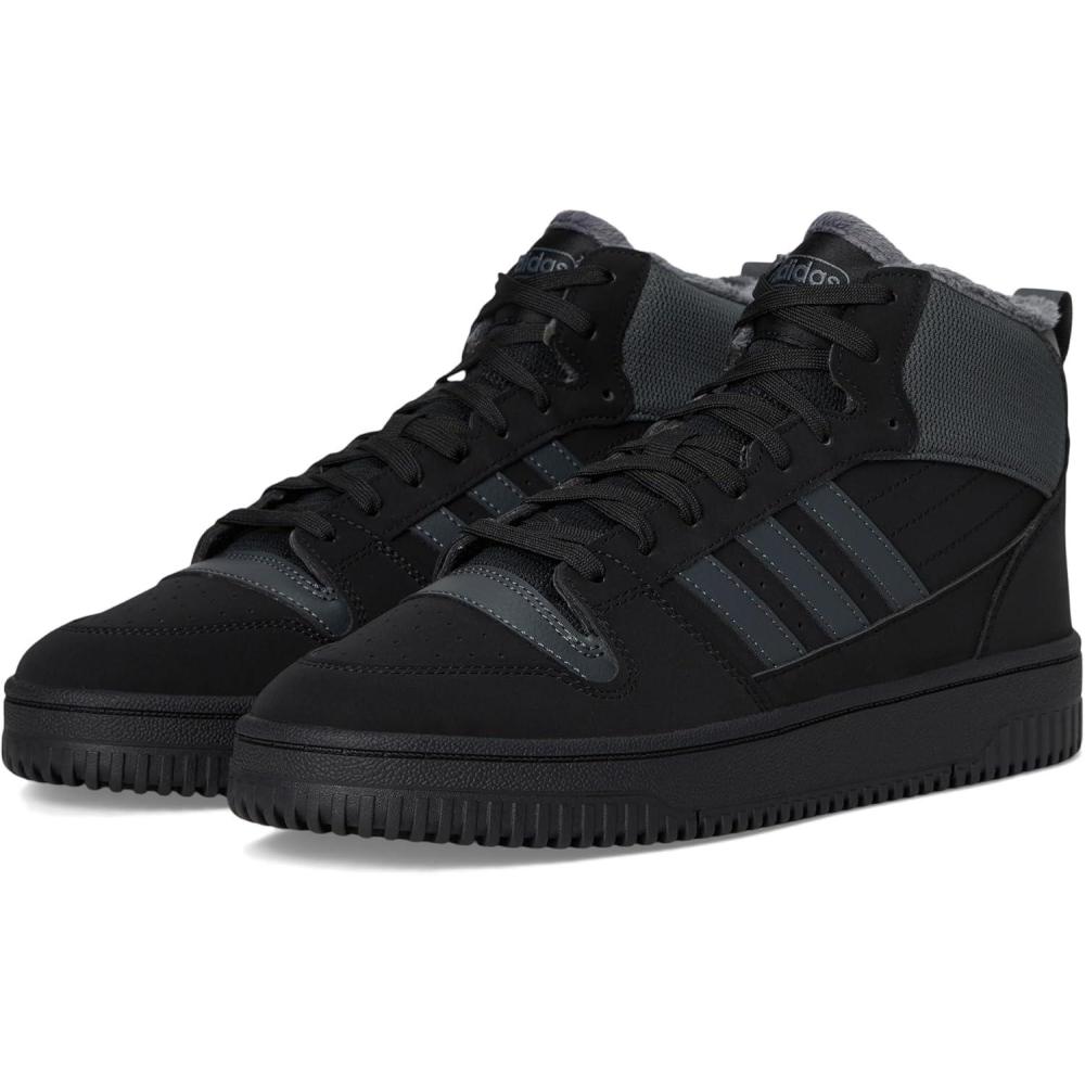 imageadidas UnisexAdult Break Start Mid Top Winterized SneakerBlackGreyBlack