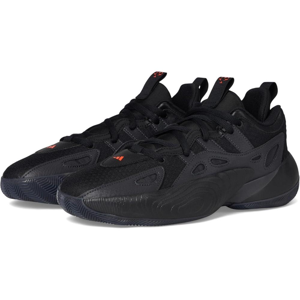 imageadidas UnisexAdult Trae Unlimited 2 Basketball SneakerBlackCarbonSolar Red