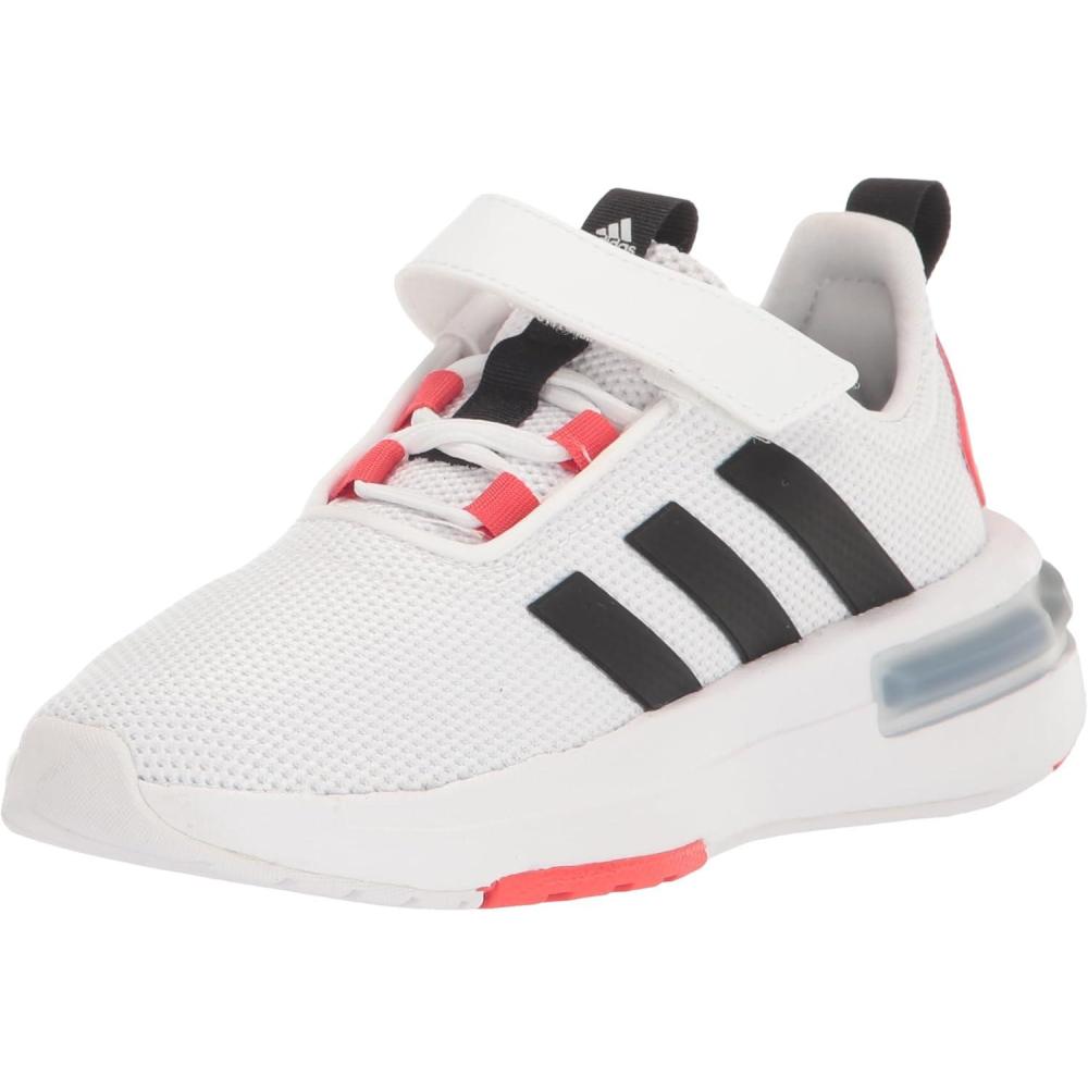 imageadidas UnisexChild Racer Tr23 Little Big Kid SneakerWhiteCore BlackBright Red