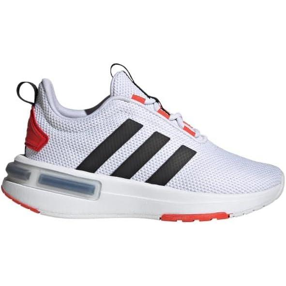 imageadidas UnisexChild Racer Tr23 Little Big Kid SneakerWhiteCore BlackRed