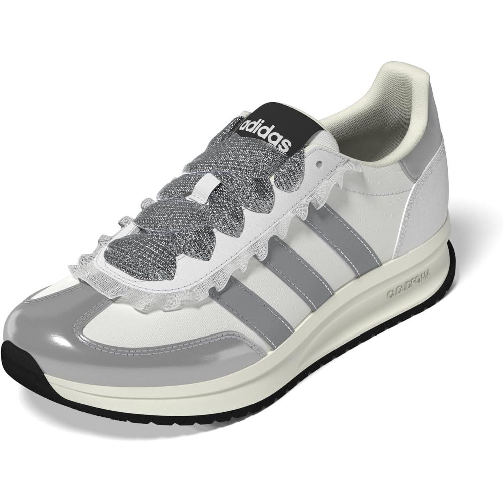 imageadidas UnisexChild Run 70s 20WhiteSilver MetallicOff White
