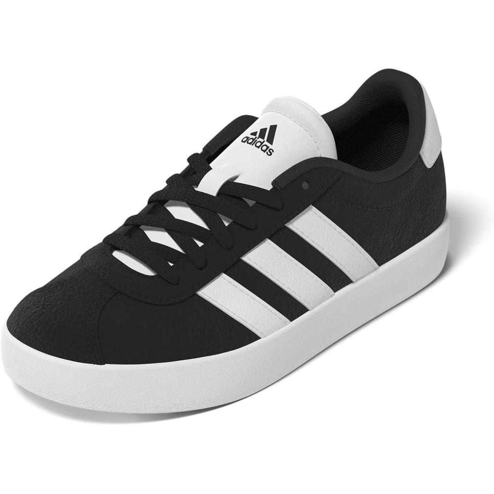 imageadidas UnisexChild Vl Court 30 Hook ampamp LoopBlackWhiteBlack