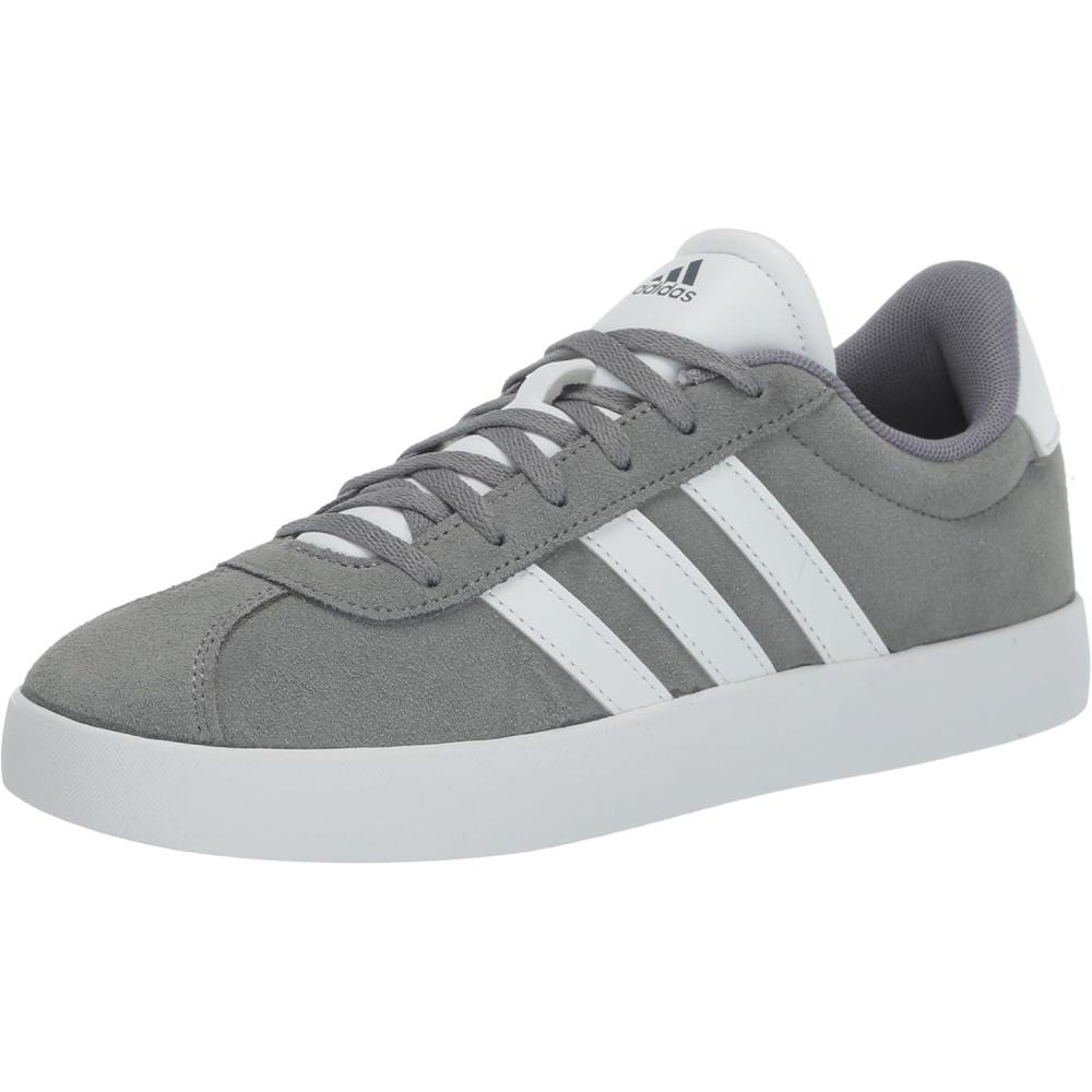 imageadidas UnisexChild Vl Court 30 Hook ampamp LoopGreyWhiteGrey