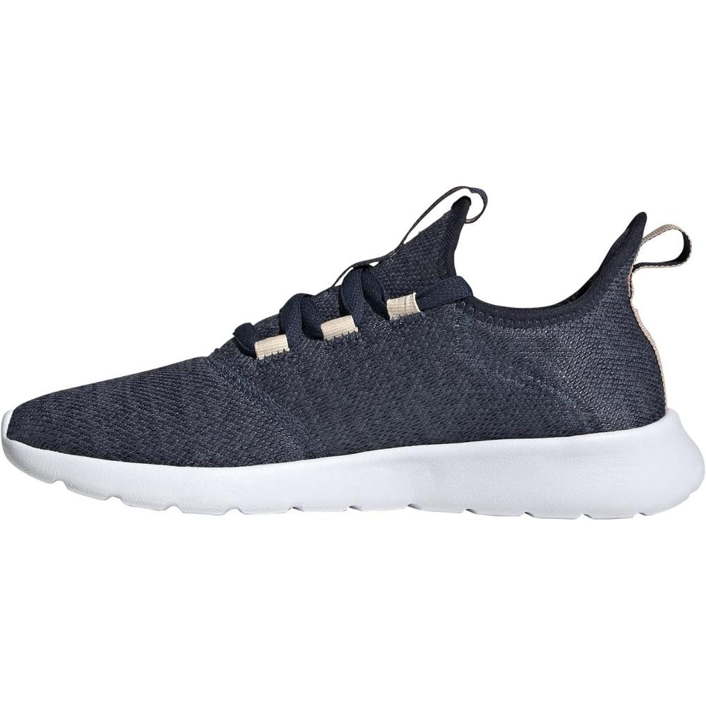 imageadidas Womens Cloudfoam Pure Running ShoeCrew NavyIron MetallicHalo Blush