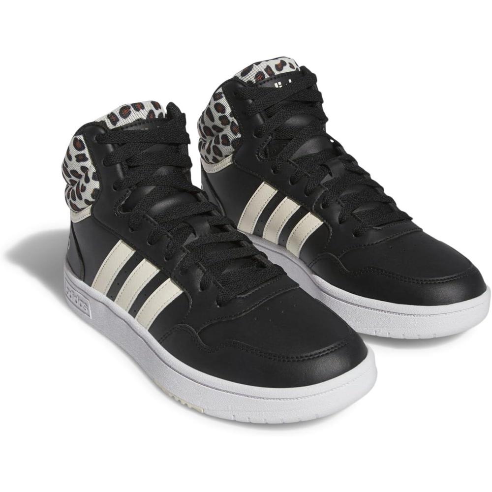 imageadidas Womens Hoops 3 ShoesBlackCream WhiteWhite