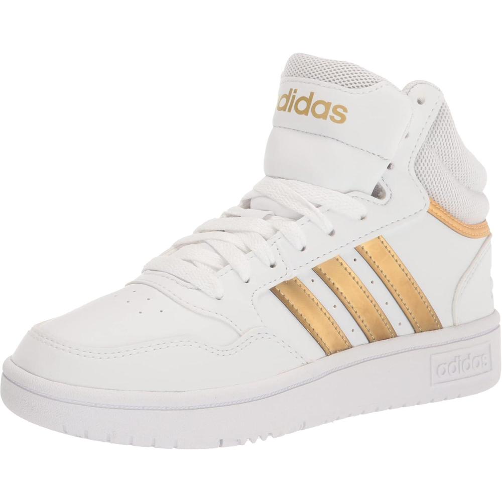 imageadidas Womens Hoops 3 ShoesWhiteWhiteGrey