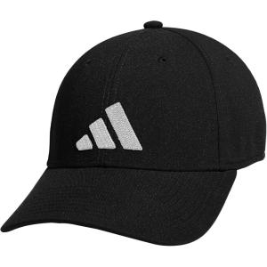 Adidas Mens Gameday Hat – Athletic Baseball Cap, Stretch Fit(Black/White/Offseason)
