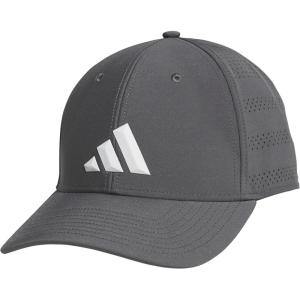 Adidas Mens Gameday Hat – Athletic Baseball Cap, Stretch Fit(Grey Six/White)