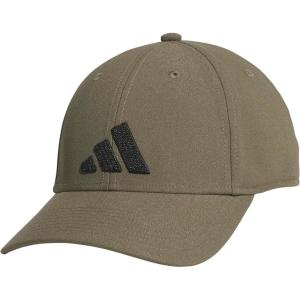 Adidas Mens Gameday Hat – Athletic Baseball Cap, Stretch Fit(Olive Strata Green/Black/Offseason)