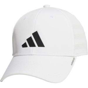 Adidas Mens Gameday Hat – Athletic Baseball Cap, Stretch Fit(White/Black/4.0)
