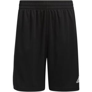 adidas Boys’ Classic 3-Stripes Shorts(Black)