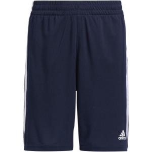 adidas Boys’ Classic 3-Stripes Shorts(Collegiate Navy)