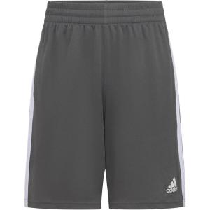 adidas Boys’ Classic 3-Stripes Shorts(Grey Five Adi)
