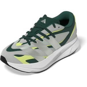 adidas Boys’ Lightblaze Lace Up Sneakers(Collegiate Green/Linen Green Met./Linen Green)