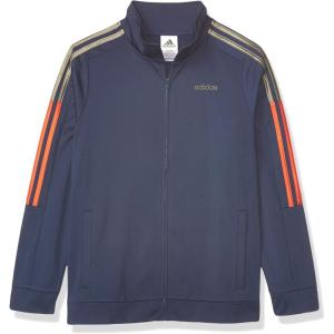 adidas Boys Zip Front Iconic Tricot Jacket(New Core Navy)