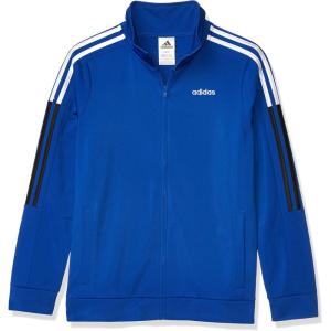 adidas Boys Zip Front Iconic Tricot Jacket(New Core Team Royal Blue)