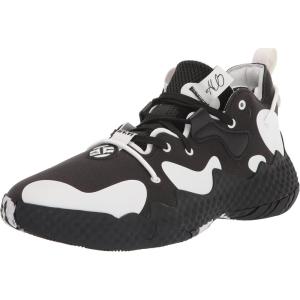 adidas Men’s Harden Vol 6 Shoes(Black/Black/White)