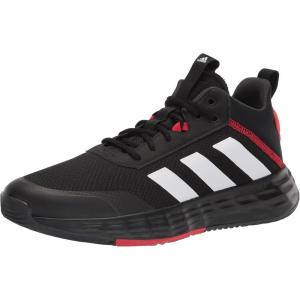 adidas Men’s Ownthegame Basketball Shoe(Black/White/Carbon)