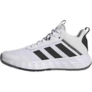 adidas Men’s Ownthegame Basketball Shoe(Cloud White Core Black Grey Four)
