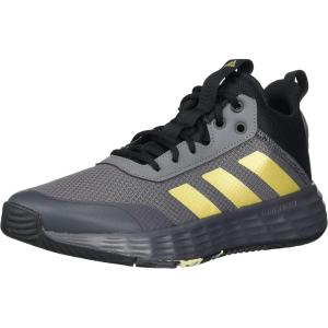 adidas Men’s Ownthegame Basketball Shoe(Grey Five Matte Gold Core Black)