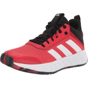 adidas Men’s Ownthegame Basketball Shoe(Vivid Red/White/Core Black)