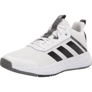 adidas Men’s Ownthegame Basketball Shoe(White/Black/Grey)