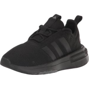 adidas Unisex-Child Racer Tr23 (Little Big Kid) Sneaker(Core Black/Core Black/Grey)
