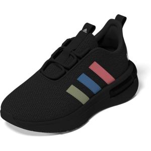 adidas Unisex-Child Racer Tr23 (Little Big Kid) Sneaker(Core Black/Silver Metallic/Core Black)