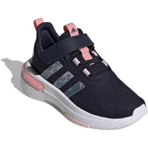 adidas Unisex-Child Racer Tr23 (Little Big Kid) Sneaker(Ink/Semi Pink Spark/Sandy Pink)