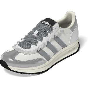 adidas Unisex-Child Run 70s 2.0(White/Silver Metallic/Off White)