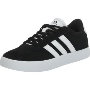 adidas Unisex-Child Vl Court 3.0 Hook & Loop(Black/White/Brown)