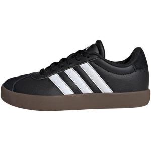 adidas Unisex-Child Vl Court 3.0 Hook & Loop(Core Black Cloud White Gum)