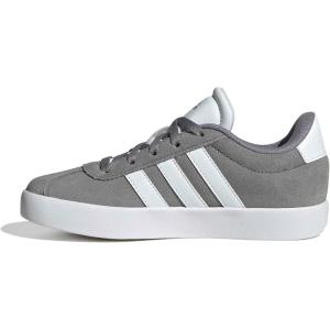 adidas Unisex-Child Vl Court 3.0 Hook & Loop(Grey Three Cloud White Grey Two)