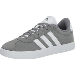 adidas Unisex-Child Vl Court 3.0 Hook & Loop(Grey/White/Grey)