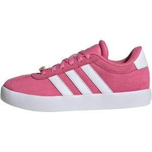 adidas Unisex-Child Vl Court 3.0 Hook & Loop(Pink Fusion Cloud White Grey Four)