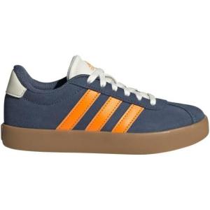 adidas Unisex-Child Vl Court 3.0 Hook & Loop(Preloved Ink/Crew Orange/Off-white)