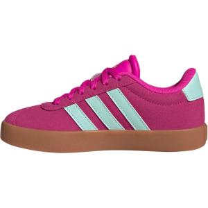 adidas Unisex-Child Vl Court 3.0 Hook & Loop(Shock Pink/Semi Flash Aqua/Lucid Lemon)