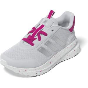 adidas Unisex-Child X_PLR Shoes (Little Kid)(Dash Grey/Silver Metallic/Shock Pink)
