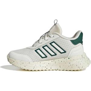 adidas Unisex-Child X_PLR Shoes (Little Kid)(Off White/Collegiate Green/Collegiate Green)
