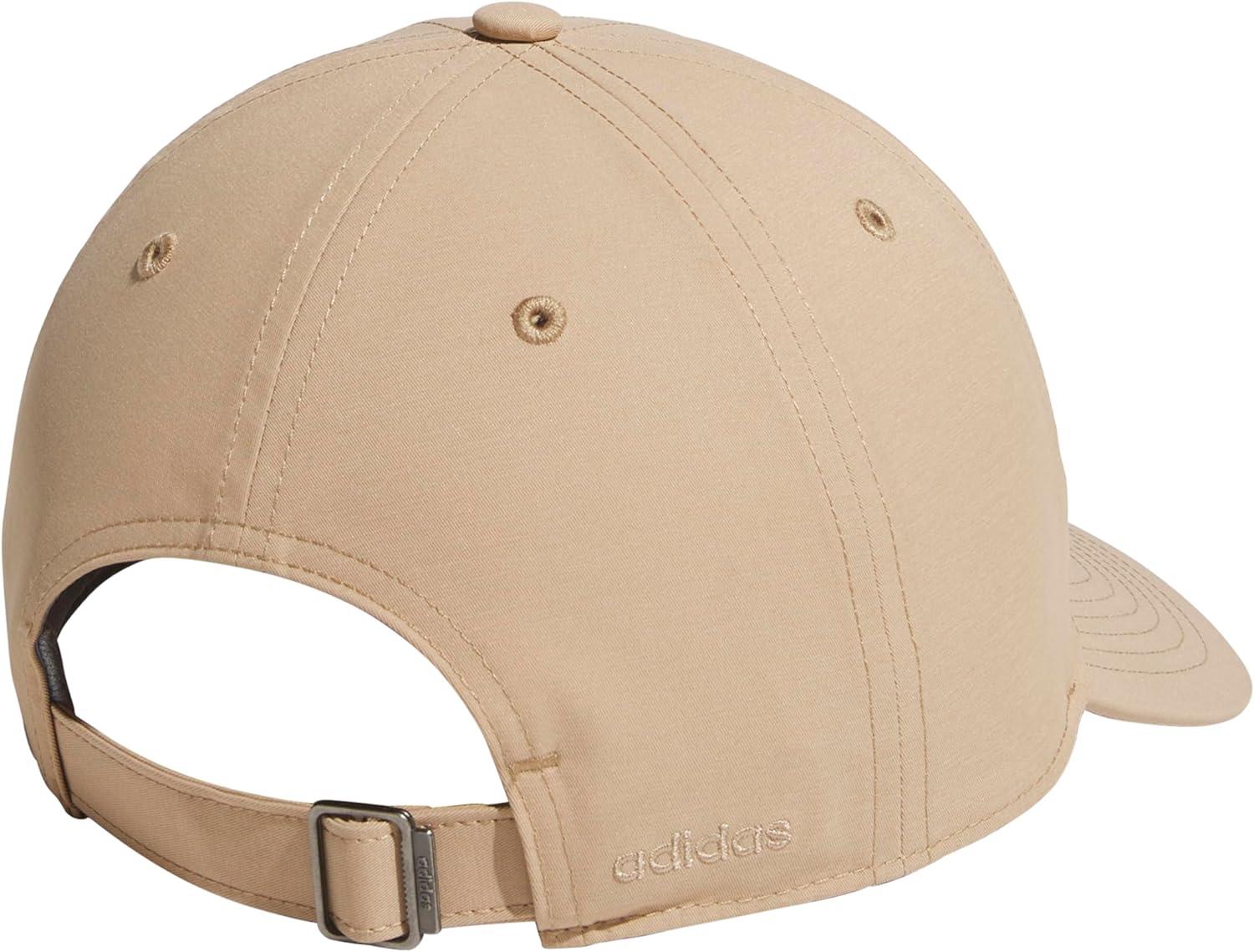 imageAdidas UnisexAdult Court Relaxed Fit Strapback HatWarm Sandstone BeigeCardboard BrownClear Brown