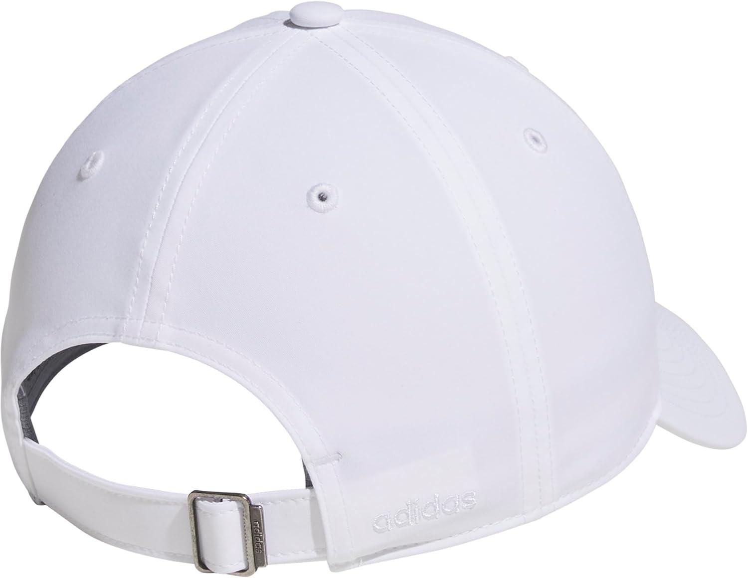 imageAdidas UnisexAdult Court Relaxed Fit Strapback HatWhiteHemp Beige