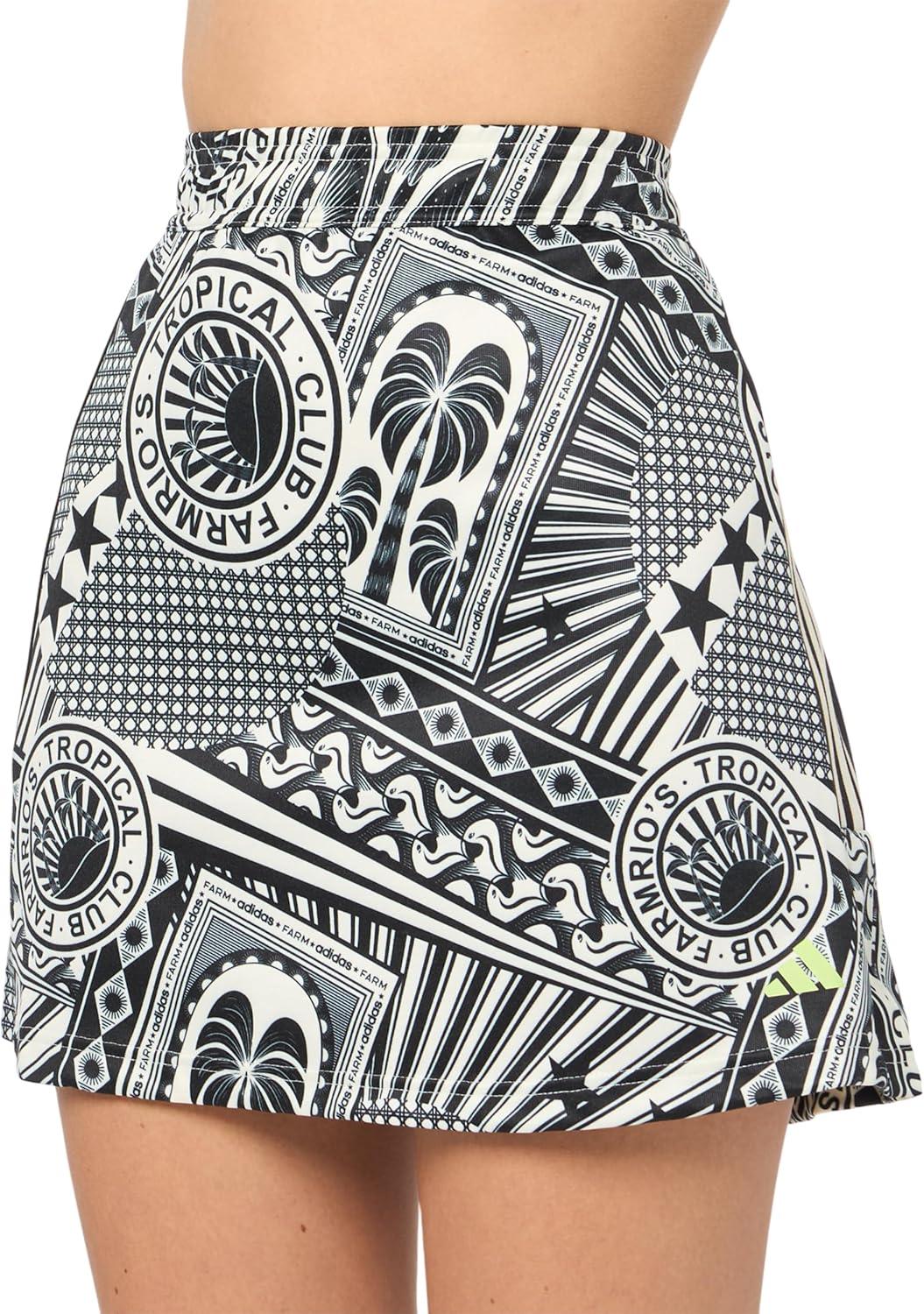 imageAdidas Womens Farm SkirtCream WhiteBlack