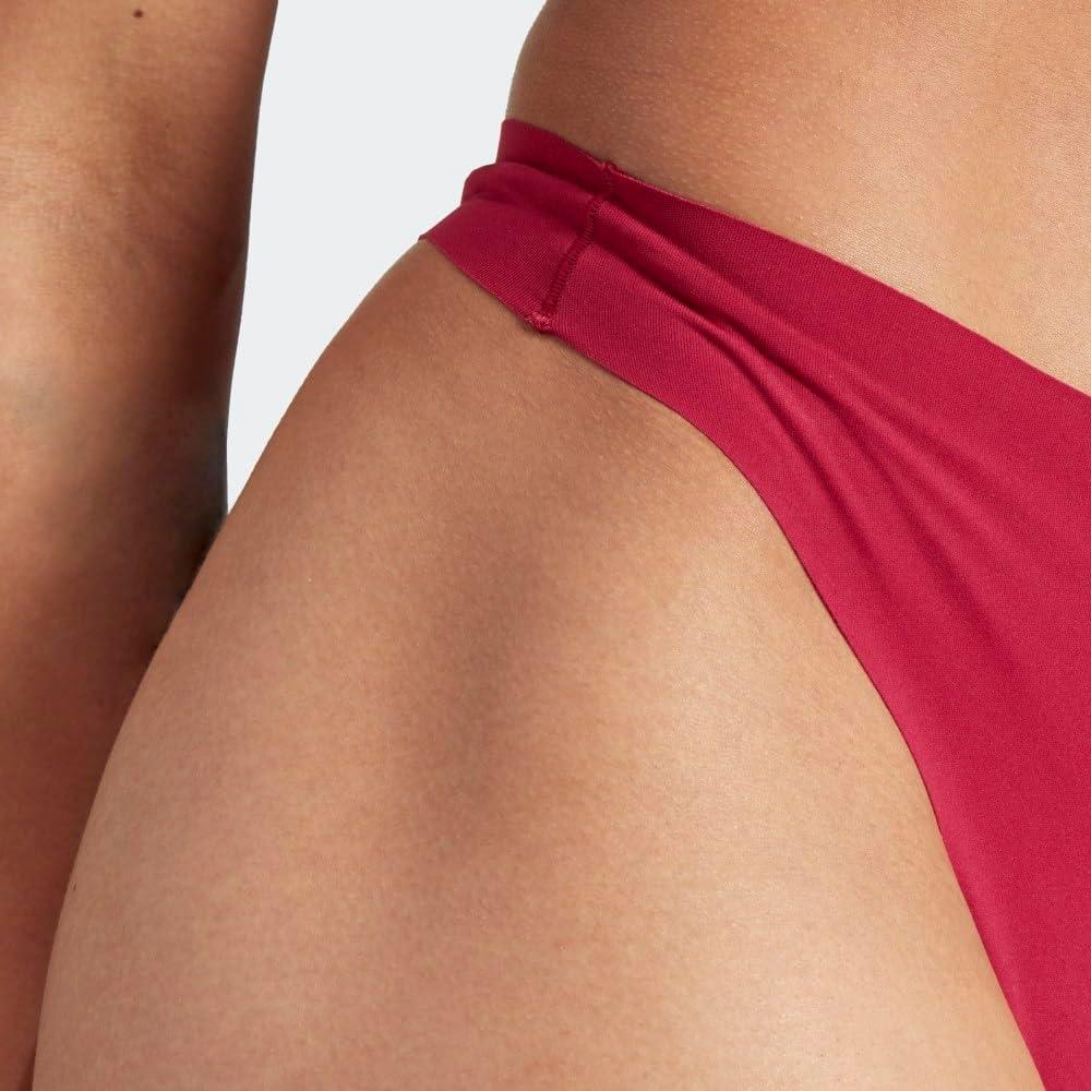 imageAdidas womens Micro Flex Thong Panty UnderwearBurgundy