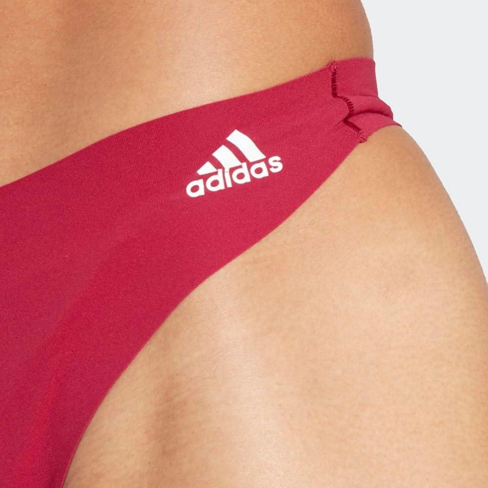 imageAdidas womens Micro Flex Thong Panty UnderwearBurgundy